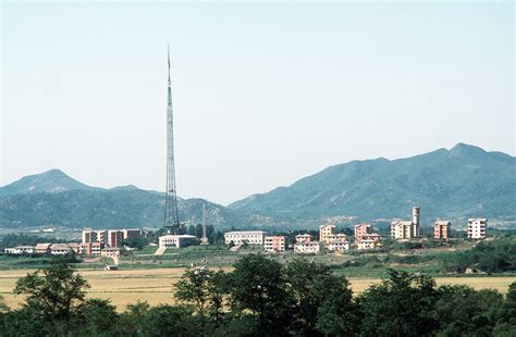 fake north korean town